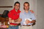 Premiazione per Antonio Tognolini, terzo classificato al gioco "Conosci il Rally"