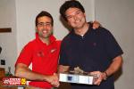 Premiazione per Nicola Tocalli, secondo classificato al gioco "Conosci il Rally"