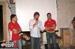 Mirko Franzi, Danilo Colombini e Thomas Bardea durante un momento della serata