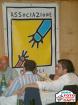 Lo striscione dell'Associazione Piccoli Amici Lontani.