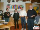 Thomas Bardea, la presidentessa dell'Associazione Piccoli Amici Lontani Lucina Folini, il presidente della VS Corse Marco Asnaghi e il presidente dell'ACI Sondrio Giovanni Trinca.