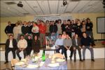 Foto di gruppo per i partecipanti alla cena.