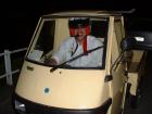 Ruggero Salinetti a bordo del suo nuovo mezzo da gara! L'Ape Cross WRC.
