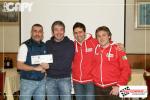Marco Gianesini, vincitore del Campionato Sociale Piloti 2009 premiato da Luca Rossetti.