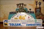 Le coppe e le targhe consegnate ai primi 10 piloti e navigatori valtellinesi.