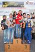 Il podio del 16 Trofeo Valtellina.
