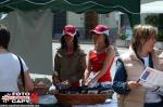 Alice e Pamela allo stand.