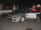 La Mitsubishi Evo 7 utilizzata per i test.