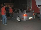 La Mitsubishi Evo 7 utilizzata per i test.