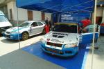 La Mitsubishi Evo VII di Alessandro Proh e Fabio Cometti e la Mitsubishi Evo VI di Gianfranco Rumi e Andrea Bonetti.