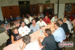 Panoramica dei partecipanti alla cena finale dopo i test.