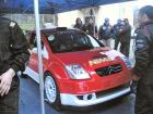Una delle Citroen C2 S1600 impegnate nei test.