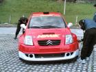 Una delle Citroen C2 S1600 impegnate nei test.