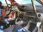 L'abitacolo di una delle Citroen C2 S1600 impegnate nei test.
