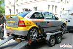 L'Astra OPC di Perego caricata sul carrello al termine dei test.